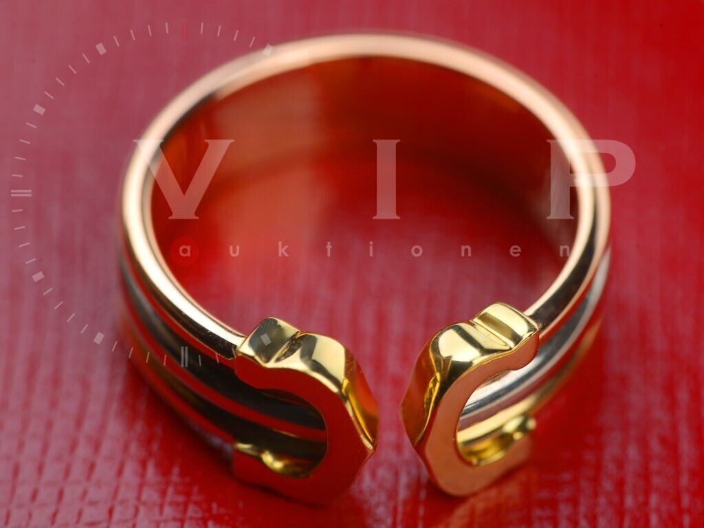 CARTIER-DOUBLE-C-LOGO-RING-TRINITY-BAND-18K750-TRICOLOR-GOLD-BAGUE-ANELLO-RW-50-326503974550-6