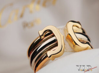 CARTIER-RING-DOUBLE-C-LOGO-TRINITY-BAND-18K750-TRICOLOR-GOLD-BAGUE-ANELLO-Gr51-394976773660-6