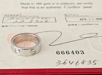 CARTIER-LOVE-BAGUE-RING-Pt950-PLATIN-DIAMANT-ORIGINAL-BOX-ZERTIFIKAT-Gr-50-326249616261-9