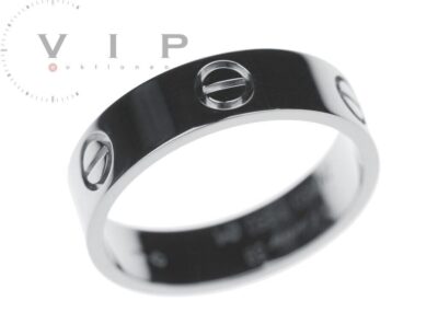 CARTIER LOVE Ring Medium 950 Platinum (Size 60)