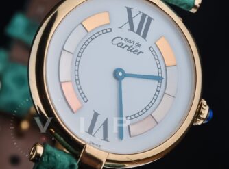 CARTIER-MUST-VENDOME-GM-MONTRE-VERMEIL-SILBER-GOLD-UHR-DAMENUHR-LADIES-WATCH-396936026891-8