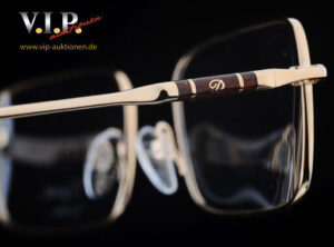 S.T. DUPONT TITANIUM Kollektion Brille 23K Gold Finish (D 160 / 20 6054)