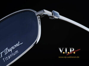 ST.DUPONT TITANIUM Collection Glasses 23K Gold plating ( D 186 / 60 6052)
