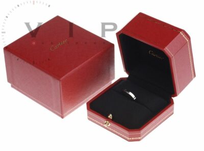 CARTIER Wedding Ring “C de CARTIER” 950 Platinum (size: 55)