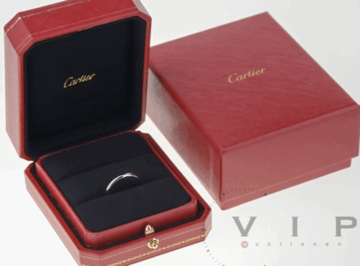 CARTIER 1895 Trauring – 950 Platin & Diamant (Größe: 61)