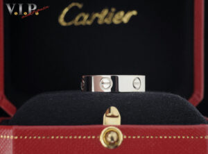 CARTIER LOVE Ring 18K Weißgold (Größe 49)