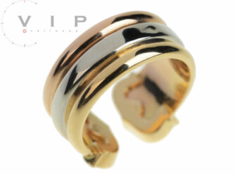 CARTIER-RING-DOUBLE-C-LOGO-TRINITY-BAND-18K750-TRICOLOR-GOLD-BAGUE-ANELLO-4951-325684730312-7