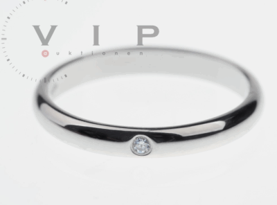 CARTIER 1895 Wedding Ring – 950 Platin & Diamant (Ringgröße 48)
