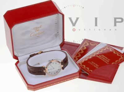 CARTIER Damenuhr – Must Vendome GM Trinity Gold (Quartz)  Original Cartier – Swiss Made