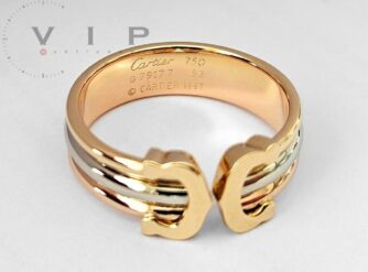 CARTIER-RING-DOUBLE-C-LOGO-TRINITY-BAND-18K750-TRICOLOR-GOLD-BAGUE-ANELLO-RW-53-326201462113-9