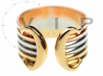 CARTIER-RING-DOUBLE-C-LOGO-TRINITY-BAND-18K-750-TRICOLOR-GOLD-BAGUE-ANELLO-52-325718036754-9