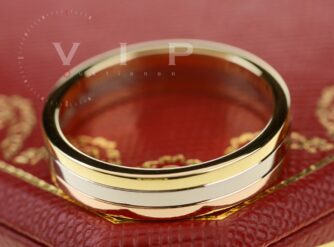 CARTIER-TRINITY-VENDOME-LOUIS-BAGUE-RING-TRAURING-18K-TRICOLOR-GOLD-ANELLO-Gr60-396648323314-4