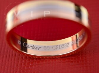 CARTIER-TRINITY-VENDOME-LOUIS-BAGUE-RING-TRAURING-18K-TRICOLOR-GOLD-ANELLO-Gr60-396648323314-7