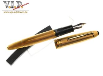 MONTBLANC-MEISTERSTUeCK-146-SOLITAIRE-VERMEIL-BARLEYCORN-FOUNTAIN-PEN-STYLO-PLUME-395312426894-5