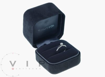 Tiffany & Co. Setting Verlobungsring 950 Platin · 0,27 ct Brillant (Größe 48)
