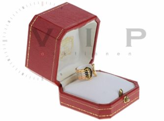 CARTIER-RING-DOUBLE-C-LOGO-TRINITY-BAND-18K750-TRICOLOR-GOLD-BAGUE-ANELLO-RW-50-395558374236-3