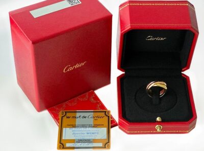 CARTIER “Trinity” Ring – 18K Tricolor Gold (Größe: 52)