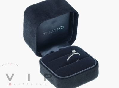 Tiffany & Co. Setting Engagement Ring Platinum & 0.23 ct Diamond (Size: 49)