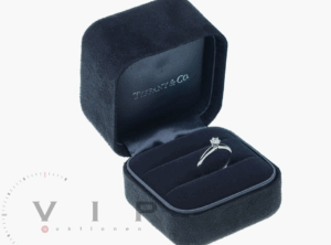 Tiffany & Co. Setting Verlobungsring 950 Platin · 0,25 ct Brillant (Größe 52)