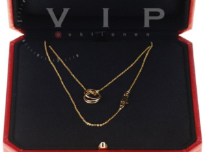 CARTIER Trinity Necklace – 18K Tricolor Gold