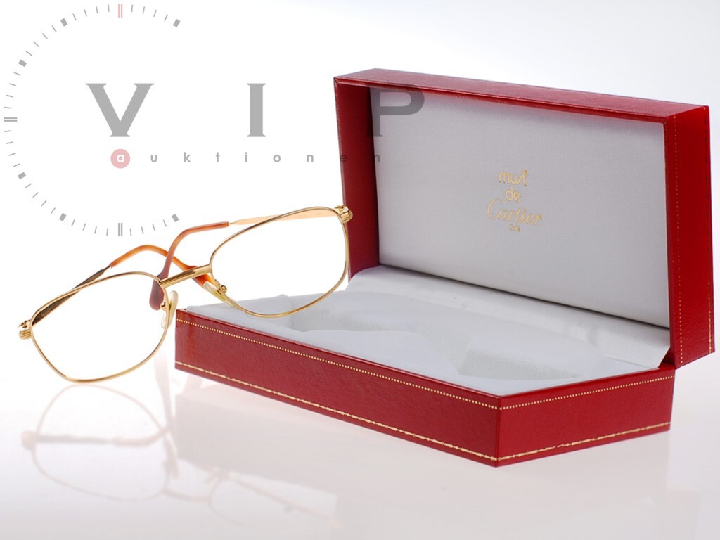 CARTIER-LUNETTES-TRINITY-BRILLE-BRILLENFASSUNG-EYEGLASSES-FRAME-OCCHIALI-RARE-326638640458-2