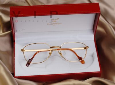 CARTIER Eyeglass Frame – Trinity Décor, Gold Finish