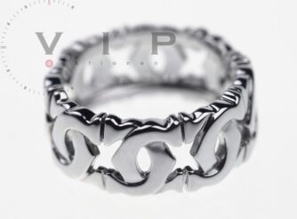 CARTIER-RING-DOPPEL-C-LOGO-BAGUE-18K-750-WHITE-GOLD-WEIsGOLD-SORTIJA-ANELLO-51-396030440168-8