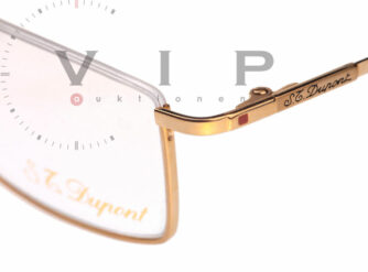 STDUPONT-LUNETTES-BRILLE-LESEBRILLE-GOLD-FINISH-HALF-FRAME-EYE-GLASSES-OCCHIALI-394281515878-5