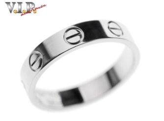 CARTIER-LOVE-TRAURING-EHERING-Pt950-PLATIN-PLATINUM-RING-ANELLO-BAGUE-UNISEX-60-396576366479-10