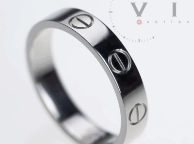 CARTIER LOVE Trauring 950 Platin (Größe 60)