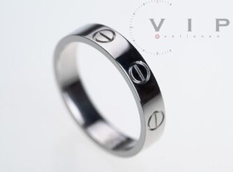 CARTIER-LOVE-TRAURING-EHERING-Pt950-PLATIN-PLATINUM-RING-ANELLO-BAGUE-UNISEX-60-396576366479-7